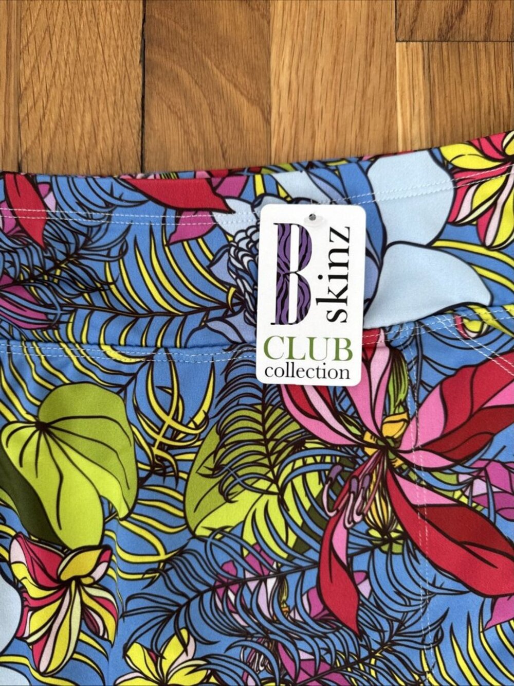 B Skinz Skort Tropical Vibrant Print Golf Tennis Pickleball Skirt Size S - Picture 2 of 8